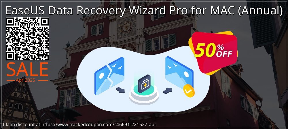 EaseUS Data Recovery Wizard Pro for MAC - Annual  coupon on April Fools' Day offer
