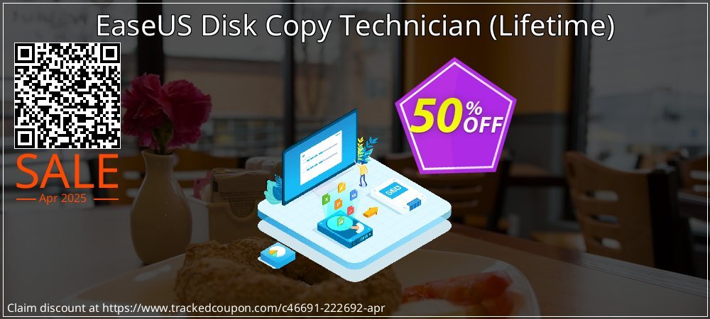 EaseUS Disk Copy Technician - Lifetime  coupon on April Fools' Day super sale