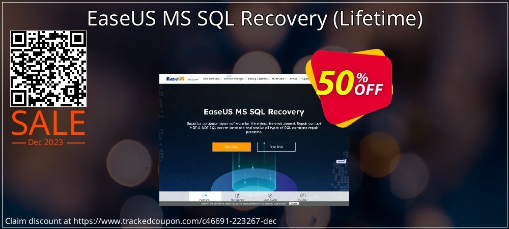 EaseUS MS SQL Recovery - Lifetime  coupon on April Fools' Day offering sales