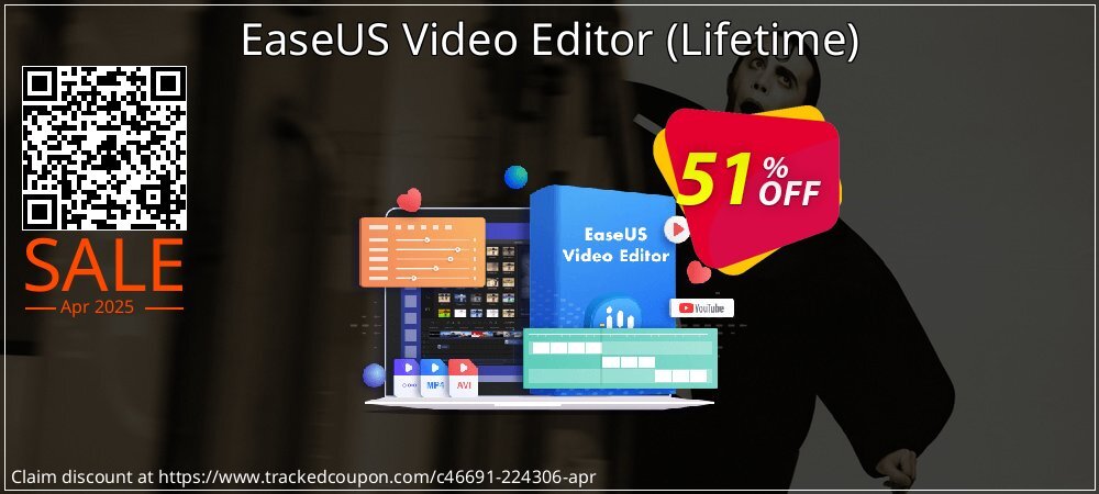 EaseUS Video Editor - Lifetime  coupon on National Loyalty Day deals