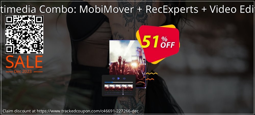 EaseUS Multimedia Combo: MobiMover + RecExperts + Video Editor 1 month coupon on Graduation 2023 sales
