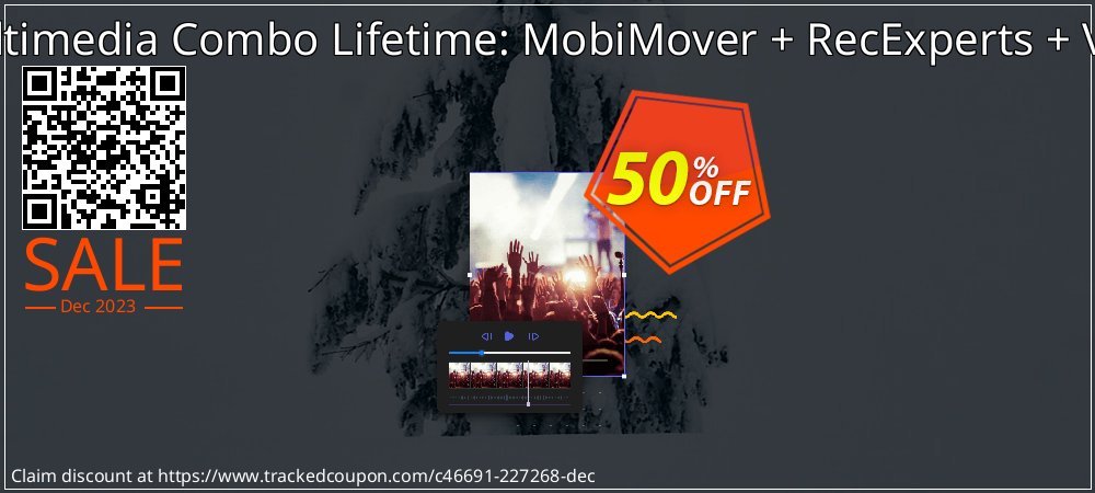 EaseUS Multimedia Combo Lifetime: MobiMover + RecExperts + Video Editor coupon on National Pizza Party Day offer