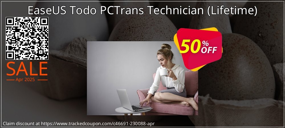 EaseUS Todo PCTrans Technician - Lifetime  coupon on Easter Day offering discount