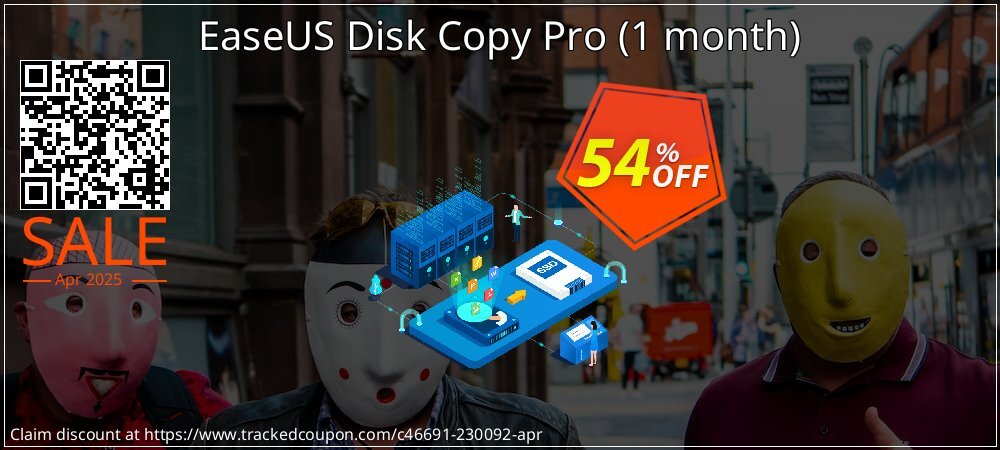 EaseUS Disk Copy Pro - 1 month  coupon on Working Day sales