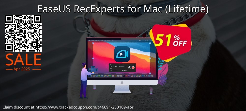 EaseUS RecExperts for Mac - Lifetime  coupon on National Smile Day promotions