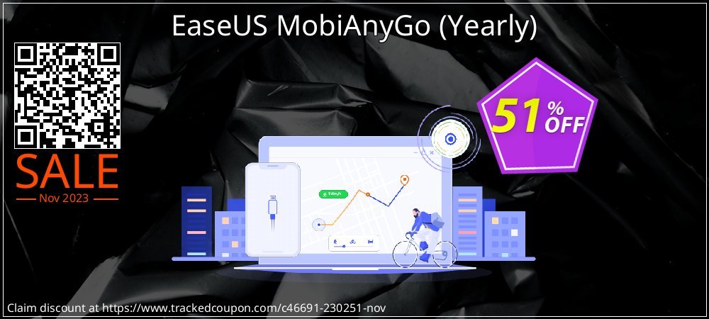 EaseUS MobiAnyGo - Yearly  coupon on End year offering discount