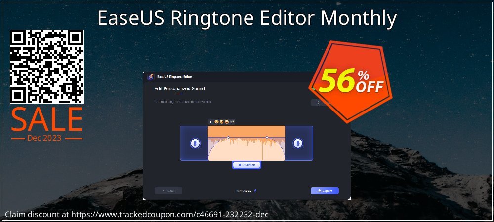 EaseUS Ringtone Editor Monthly coupon on April Fools Day offering sales