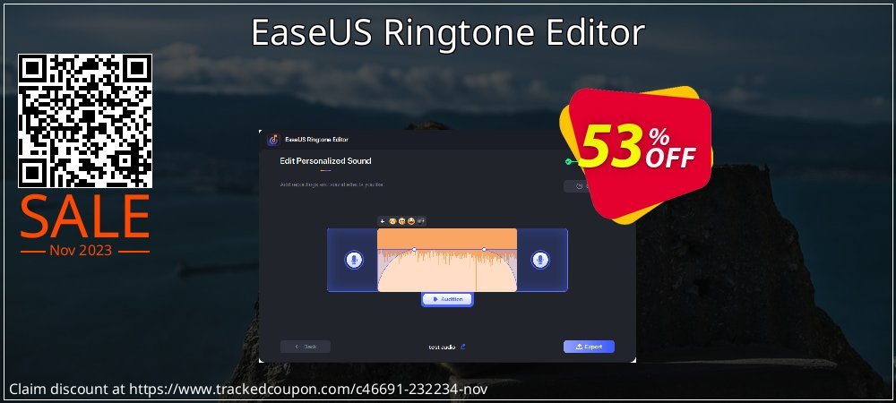 EaseUS Ringtone Editor coupon on Christmas Eve discounts