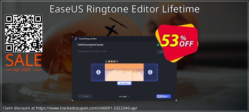 EaseUS Ringtone Editor Lifetime coupon on Mother Day sales