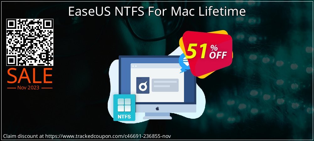 EaseUS NTFS For Mac Lifetime coupon on Navy Day sales