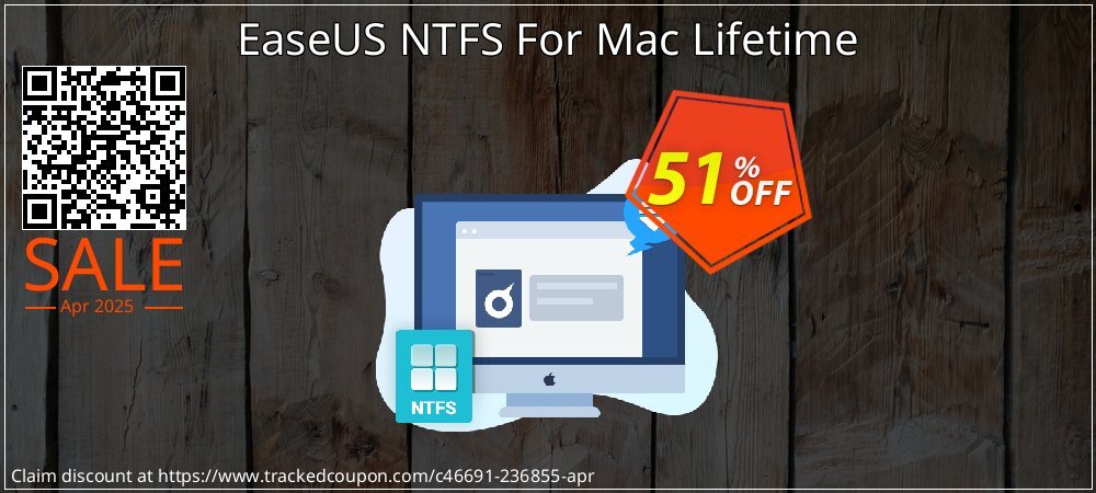 EaseUS NTFS For Mac Lifetime coupon on Mother Day offering discount