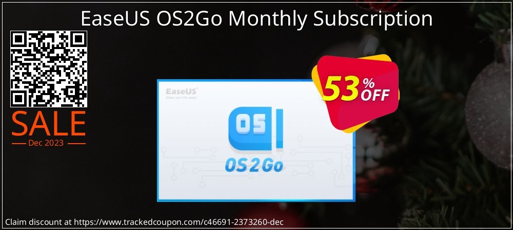 EaseUS OS2Go Monthly Subscription coupon on New Year's Day offering sales