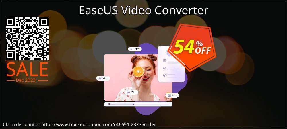 EaseUS Video Converter coupon on Palm Sunday discount