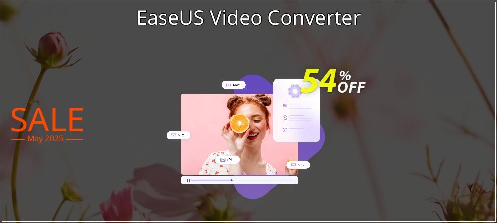 EaseUS Video Converter coupon on World Whisky Day offering sales