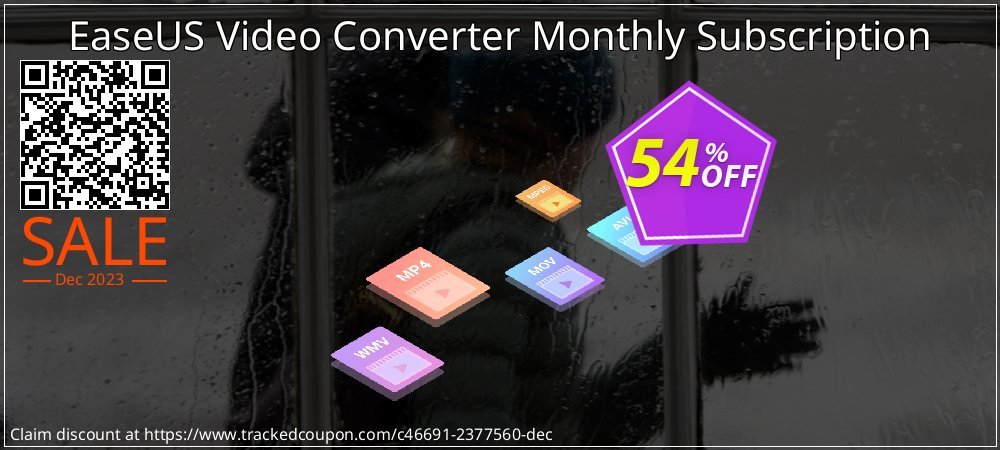 Get 60% OFF EaseUS Video Converter Monthly Subscription offering sales