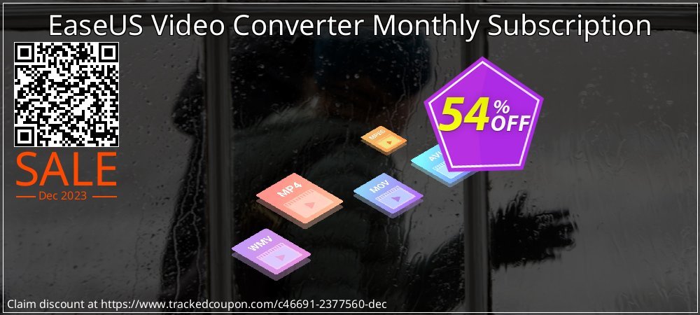 EaseUS Video Converter Monthly Subscription coupon on World Backup Day discount