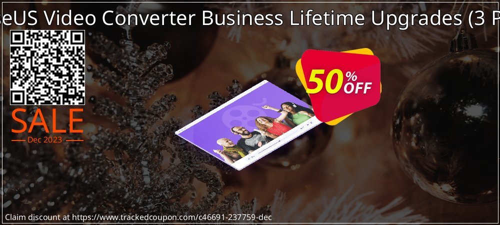 EaseUS Video Converter Business Lifetime Upgrades - 3 PCs  coupon on Christmas Card Day super sale