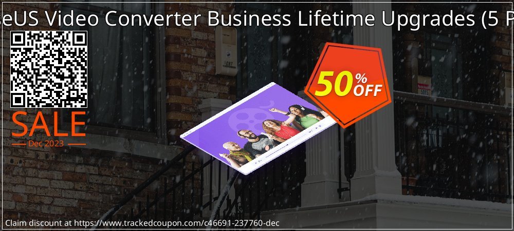EaseUS Video Converter Business Lifetime Upgrades - 5 PCs  coupon on All Saints' Eve offering sales