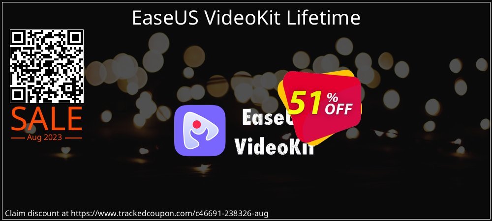 EaseUS VideoKit Lifetime coupon on World Party Day discounts