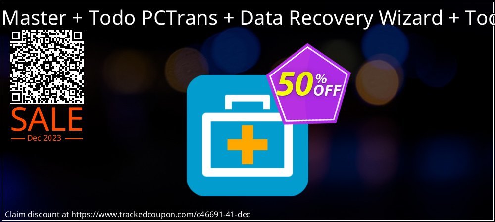 Bundle: EaseUS Partition Master + Todo PCTrans + Data Recovery Wizard + Todo Backup Home Lifetime coupon on World Party Day super sale