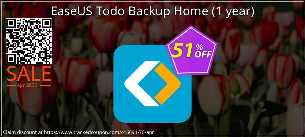 EaseUS Todo Backup Home - 1 year  coupon on Mother Day sales