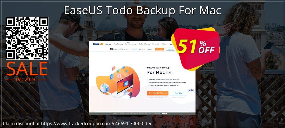 EaseUS Todo Backup For Mac coupon on Mother's Day sales