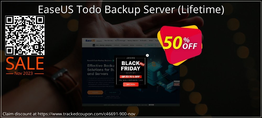 EaseUS Todo Backup Server - Lifetime  coupon on Back to School offering sales