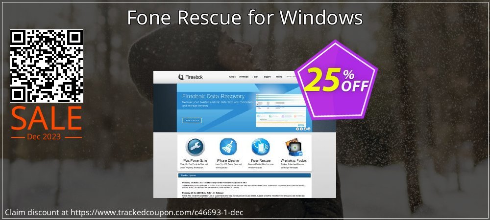 Fone Rescue for Windows coupon on National Loyalty Day offering sales