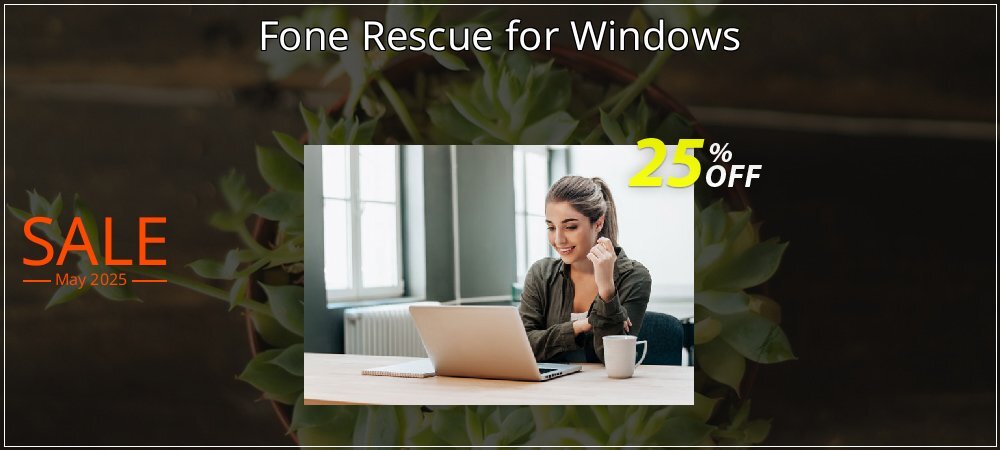 Fone Rescue for Windows coupon on World Party Day offering discount