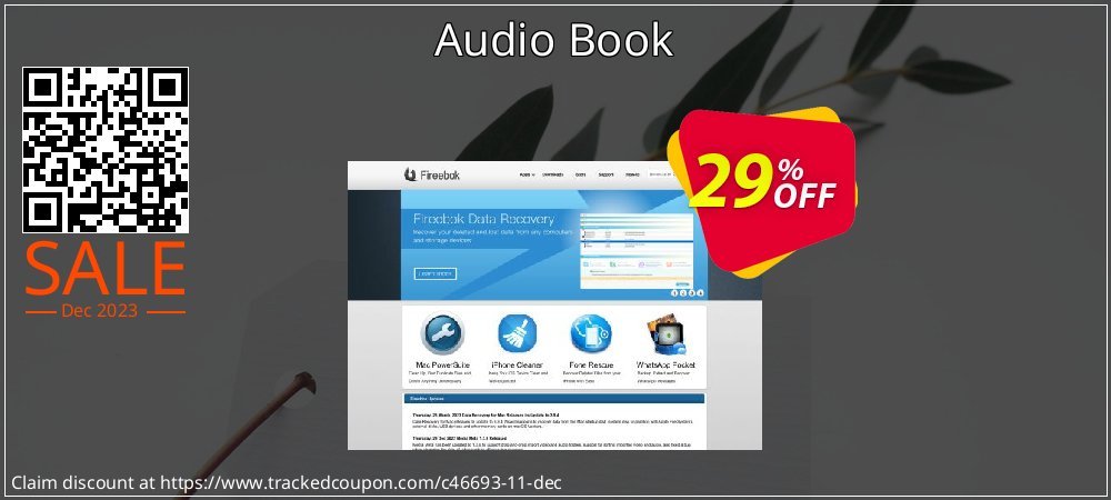 Audio Book coupon on Palm Sunday offering discount
