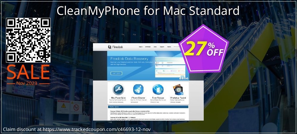 CleanMyPhone for Mac Standard coupon on April Fools' Day super sale