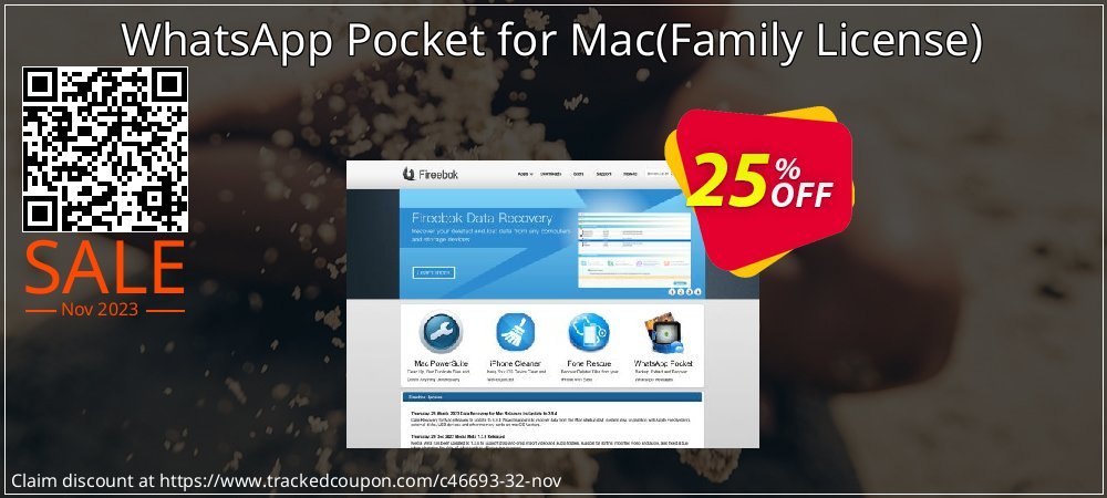 WhatsApp Pocket for Mac - Family License  coupon on April Fools' Day promotions