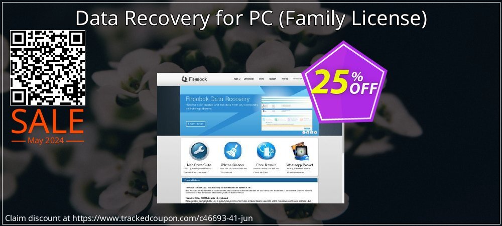Data Recovery for PC - Family License  coupon on World Party Day promotions