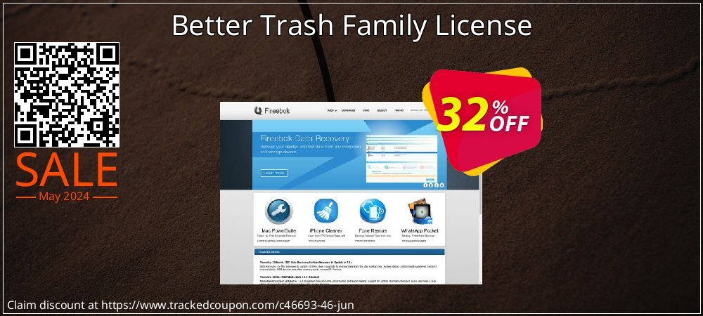 Better Trash Family License coupon on World Party Day offering discount