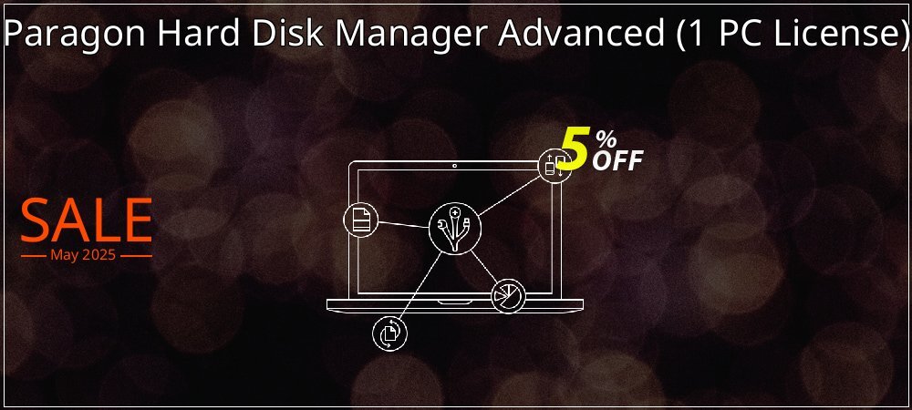 Paragon Hard Disk Manager Advanced - 1 PC License  coupon on Mother Day offering sales