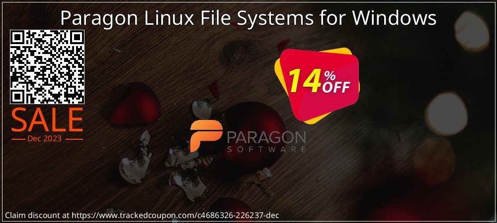 Paragon Linux File Systems for Windows coupon on Teddy Day discount