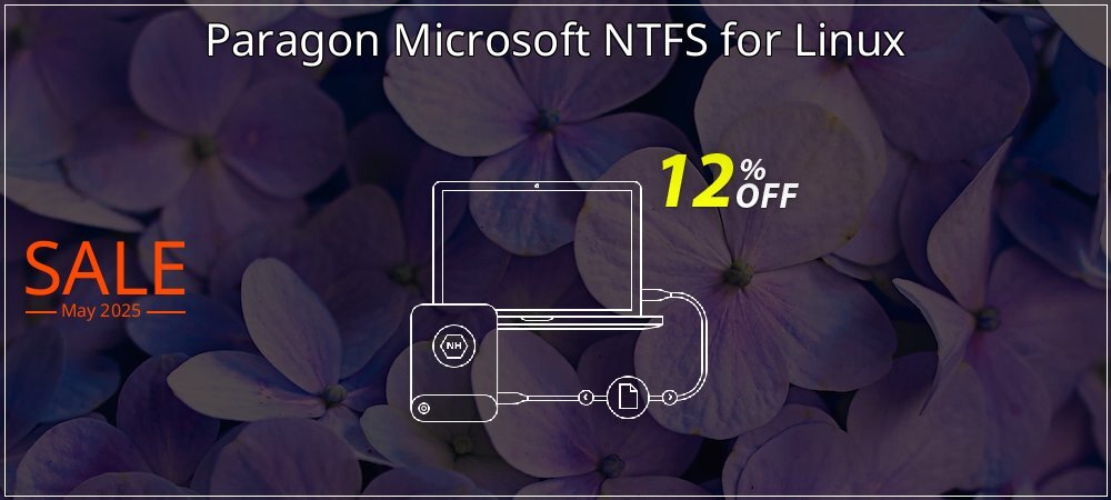 Paragon Microsoft NTFS for Linux coupon on April Fools' Day discount