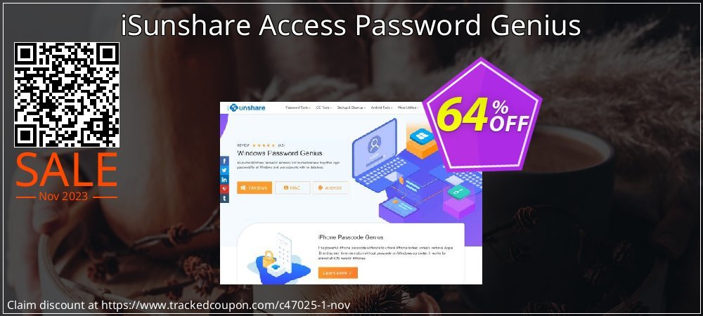 iSunshare Access Password Genius coupon on World Party Day discount