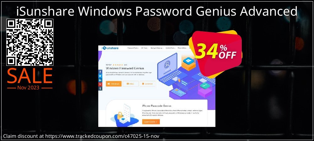 iSunshare Windows Password Genius Advanced coupon on National Walking Day promotions