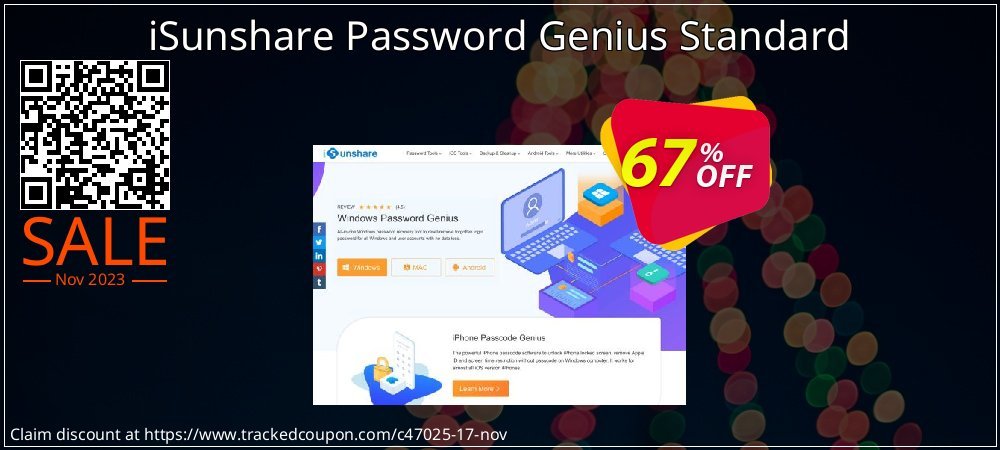 iSunshare Password Genius Standard coupon on Working Day offer