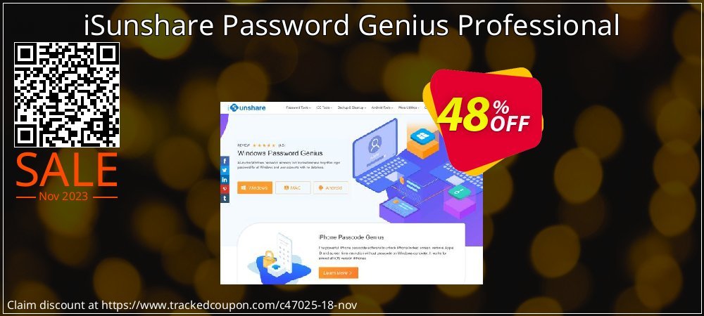 iSunshare Password Genius Professional coupon on Easter Day offer