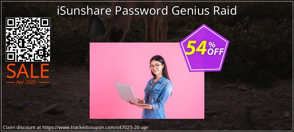 iSunshare Password Genius Raid coupon on National Walking Day offering discount