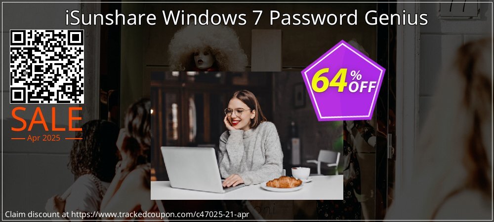 iSunshare Windows 7 Password Genius coupon on World Party Day offering sales