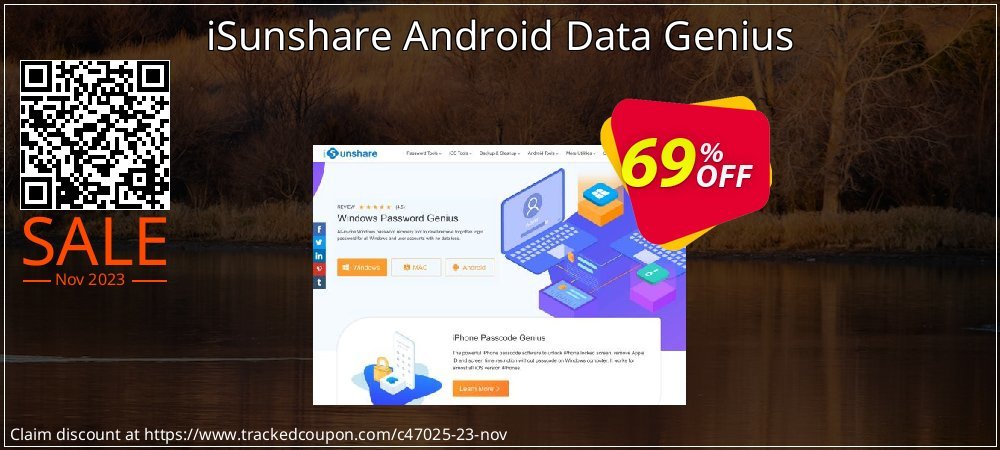 iSunshare Android Data Genius coupon on Easter Day discounts