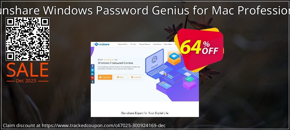 iSunshare Windows Password Genius for Mac Professional coupon on April Fools' Day promotions