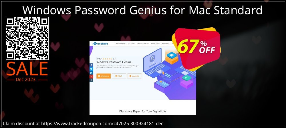 Windows Password Genius for Mac Standard coupon on National Loyalty Day offering discount