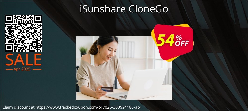 iSunshare CloneGo coupon on World Party Day promotions