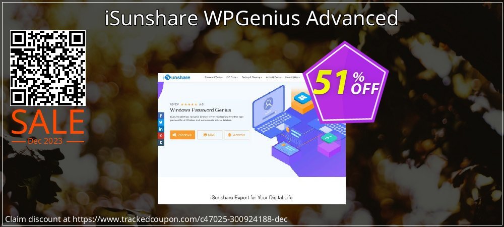 iSunshare WPGenius Advanced coupon on Constitution Memorial Day offer