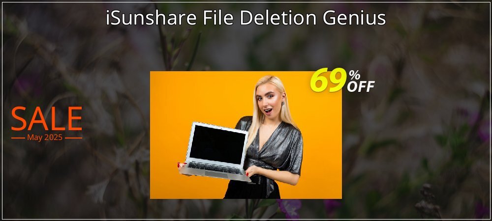 iSunshare File Deletion Genius coupon on World Party Day offering discount