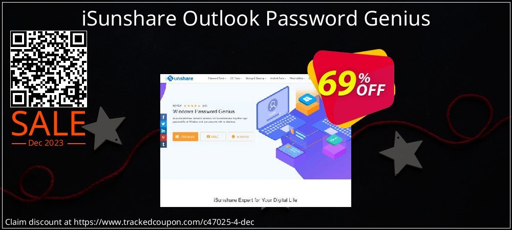 iSunshare Outlook Password Genius coupon on World Password Day discounts